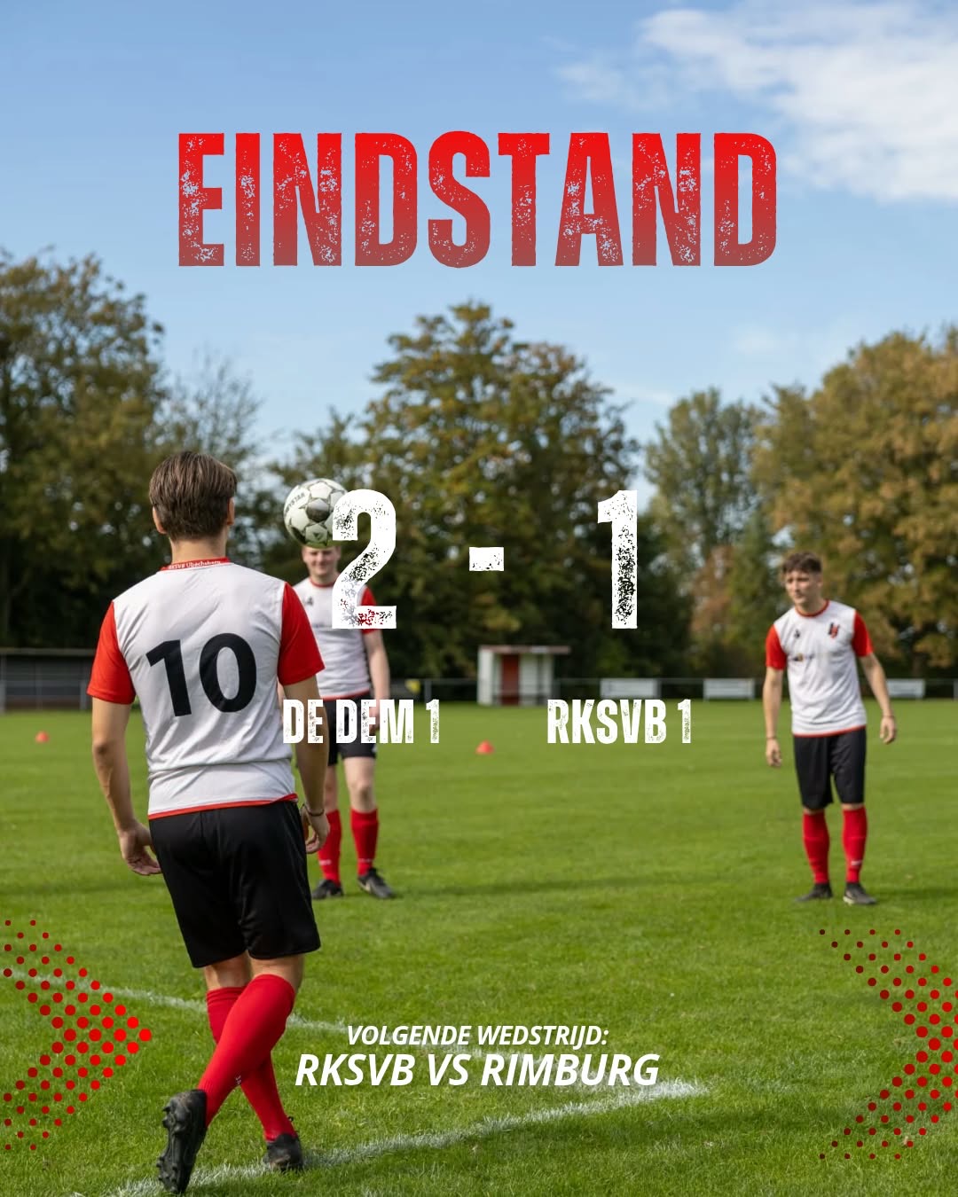 𝗦𝗩 𝗗𝗲 𝗗𝗲𝗺 𝟭- 𝗥𝗞𝗦𝗩𝗕 𝟭: 𝟮-𝟭 ⚽